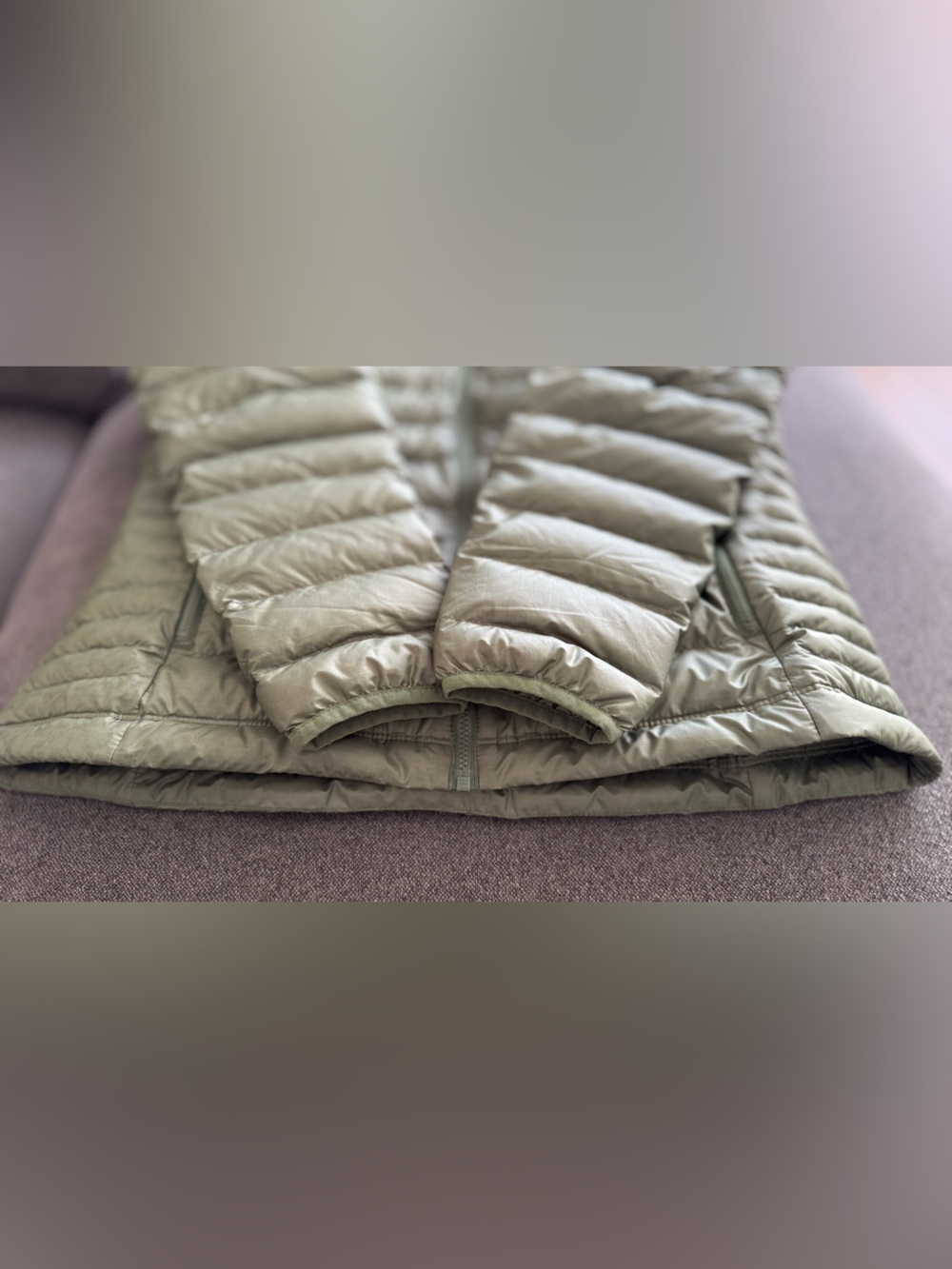 Patagonia Lightweight Puffer Jacket in Sage - Picture 9 of 9